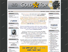 Tablet Screenshot of goldtop.pl
